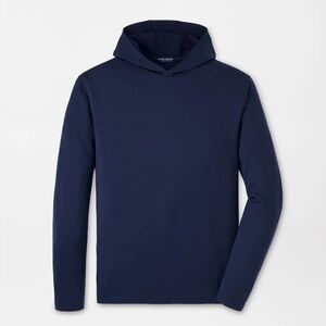 Peter Millar Navy Blue Excursionist Flex Hoodie MS25XK77 Sweatshirt